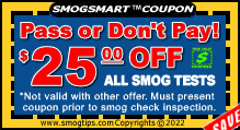 Smog Check Sacramento | Coupons & Promos from $17.95 in CA