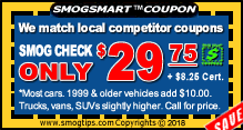 Smog Check Tarzana Coupons Promos From 17 95 In Ca Coupon Code