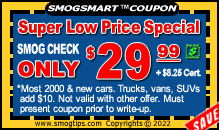 Smog Check San Diego | Coupons & Promos from $17.95 in CA